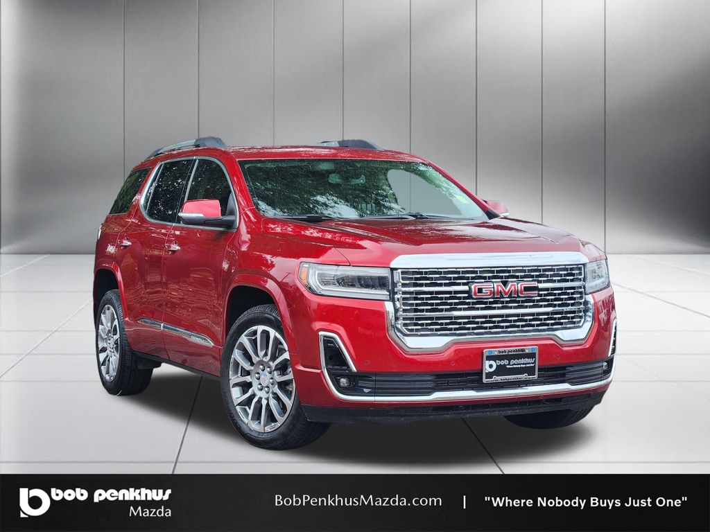 Volcanic Red Tintcoat 2023 GMC Acadia SUV / Crossover Front-Wheel Drive 9-Speed Automatic