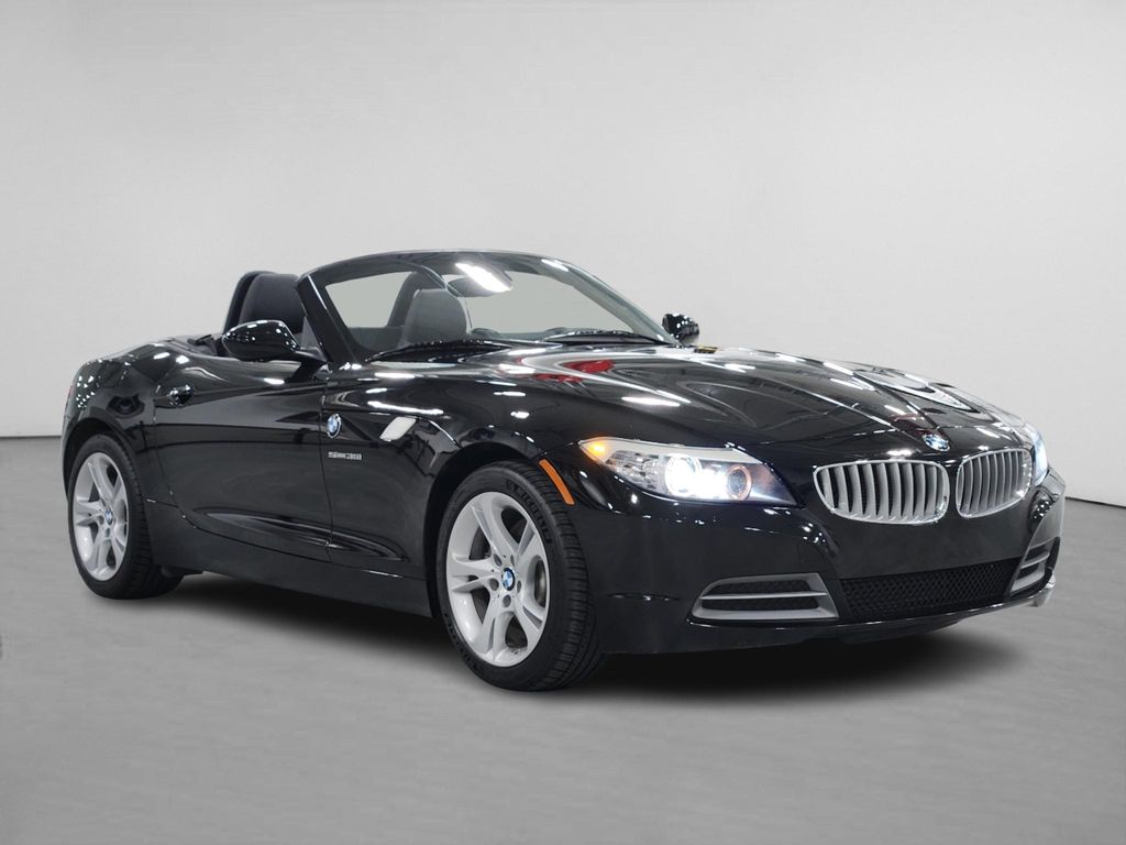 Jet Black 2012 BMW Z4 Convertible Rear-Wheel Drive 7-Speed Manual