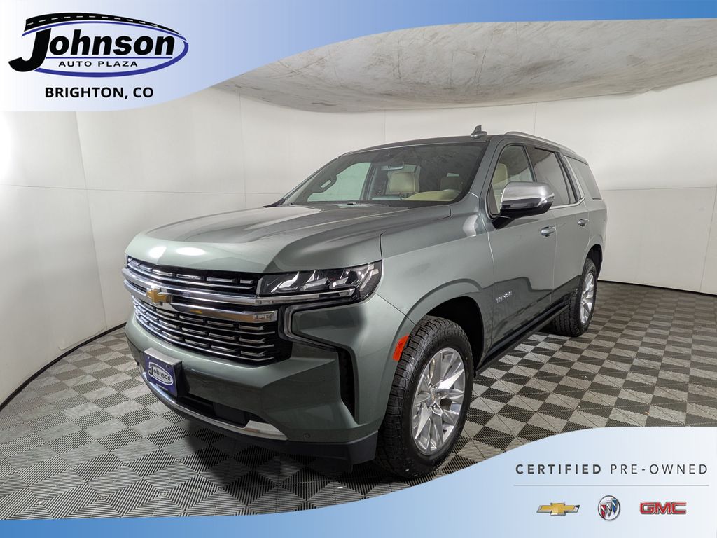 Silver Sage Metallic 2024 Chevrolet Tahoe Premier 4WD SUV / Crossover Four-Wheel Drive