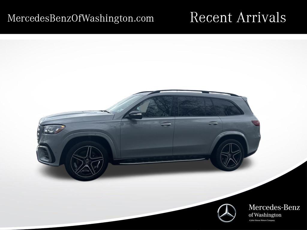 Gray (MANUFAKTUR Alpine Grey) 2025 Mercedes-Benz GLS 450 4MATIC SUV / Crossover All-Wheel Drive 9-Speed Automatic