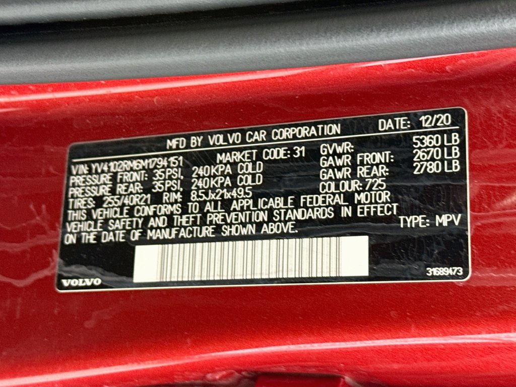 Used 2021 Red Volvo T5 R-Design image 35