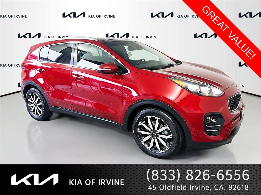 Hyper Red 2017 Kia Sportage EX SUV / Crossover Front-Wheel Drive 6-Speed Automatic