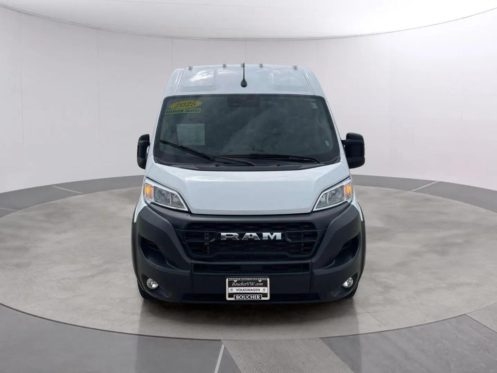 Used 2025 Bright White Clearcoat Ram High Roof image 8