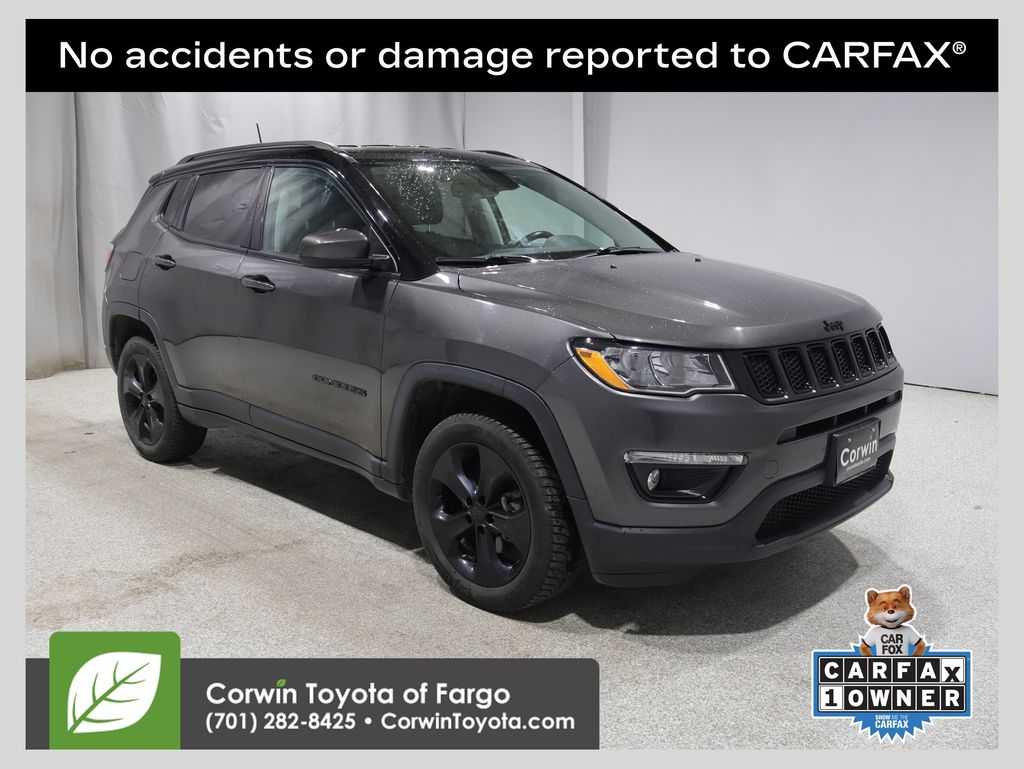 Gray (Granite Crystal Metallic Clearcoat) 2019 Jeep Compass SUV / Crossover Four-Wheel Drive 9-Speed Automatic