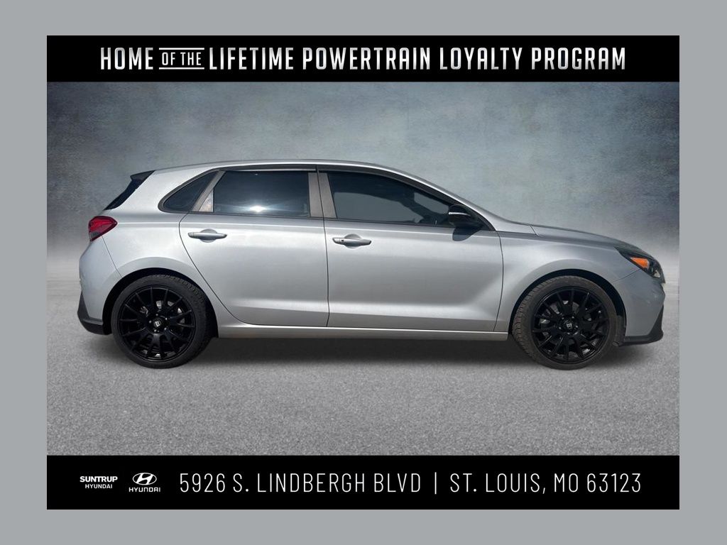 Stellar Silver 2020 Hyundai Elantra GT N Line FWD Hatchback Front-Wheel Drive Automatic