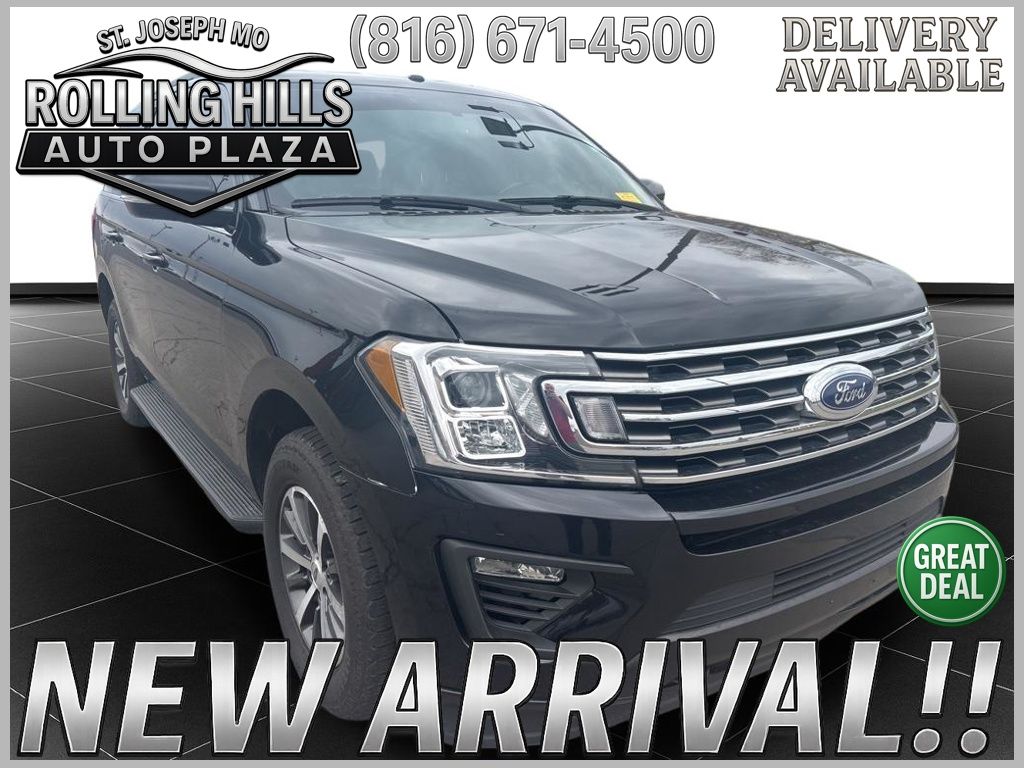 Black Metallic 2019 Ford Expedition XLT 4WD SUV / Crossover Four-Wheel Drive Automatic