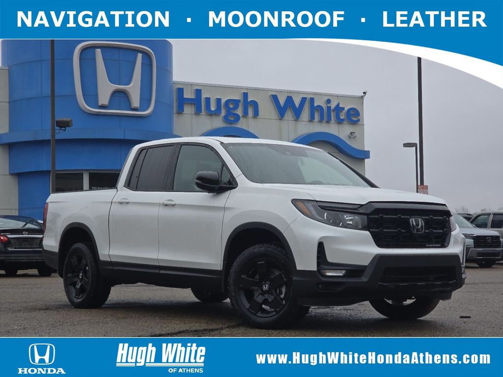 Platinum White Pearl 2026 Honda Ridgeline Pickup Truck All-Wheel Drive 9-Speed Automatic