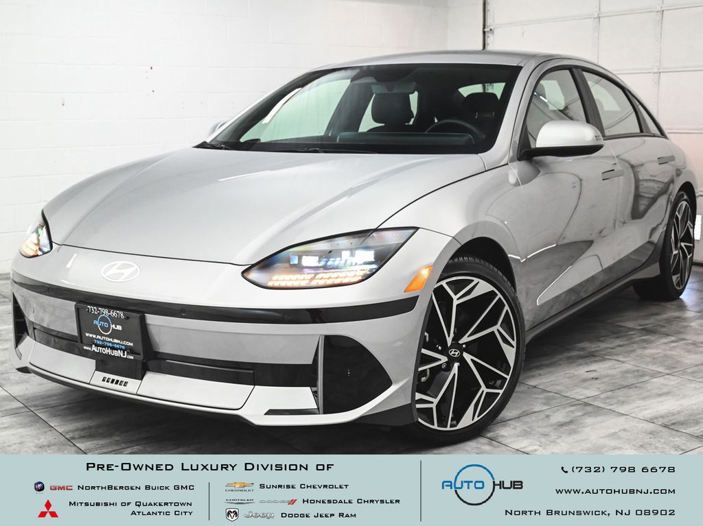 Curated Silver 2024 Hyundai Ioniq 6 SEL AWD Sedan All-Wheel Drive 1-Speed Automatic