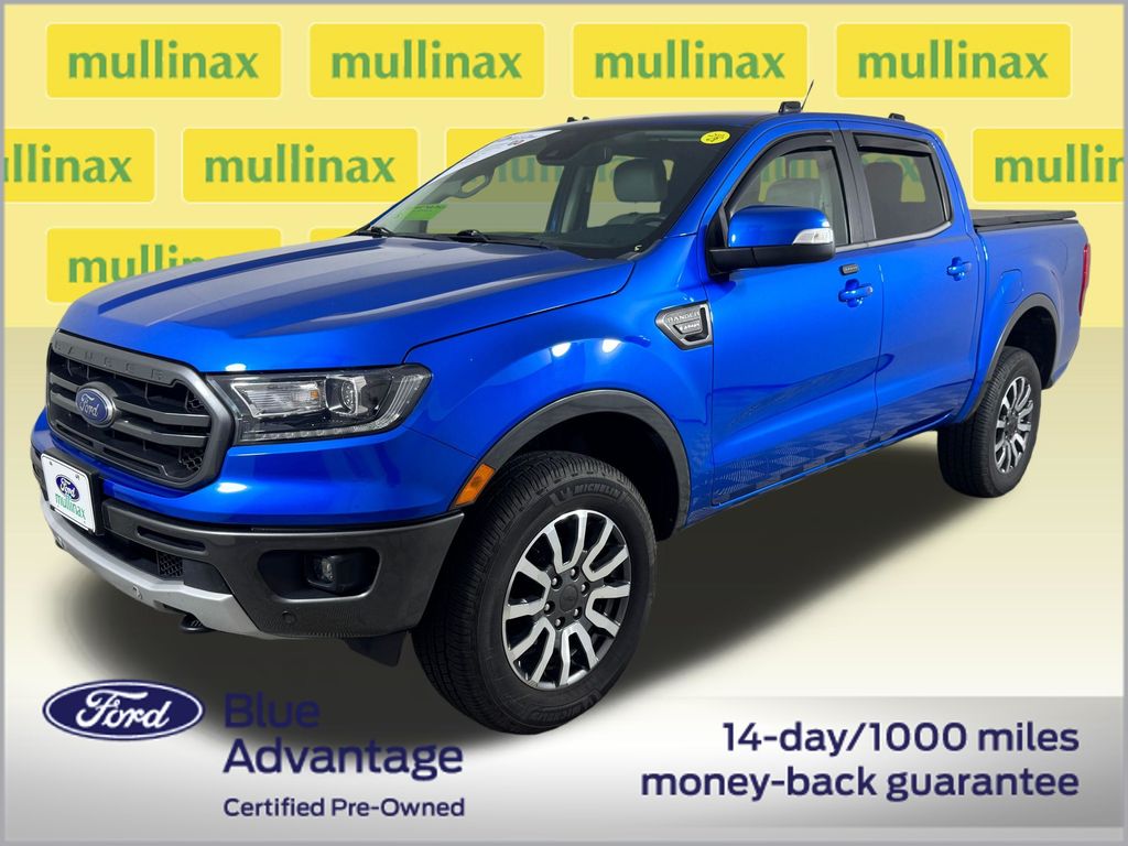 Certified Used 2021 Blue Ford Lariat image 14
