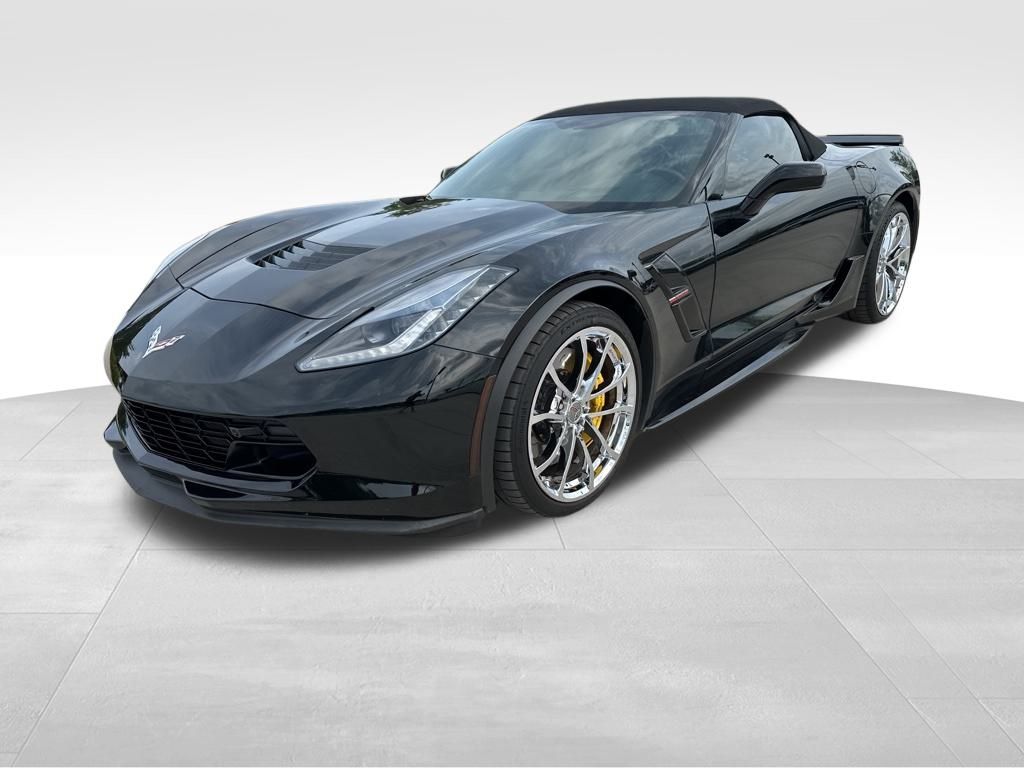 2017 Black Chevrolet Corvette Grand Sport RWD Convertible