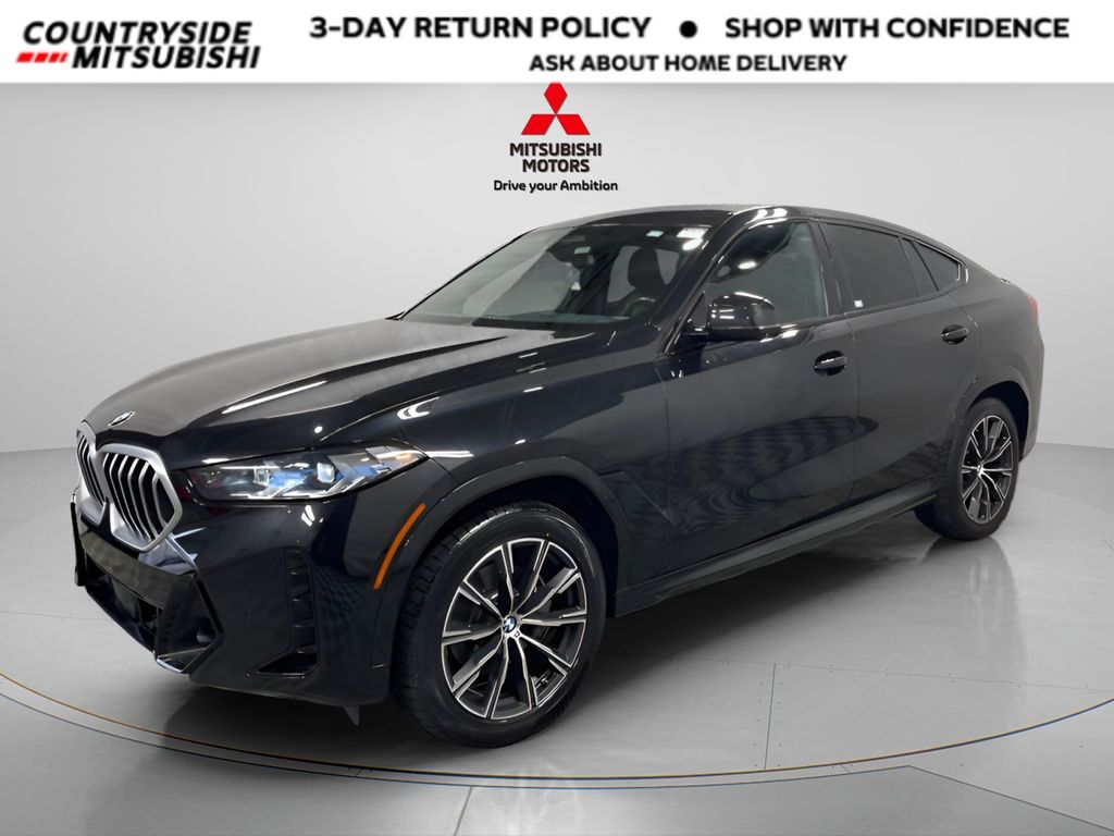 Black Sapphire Metallic 2025 BMW X6 xDrive40i AWD SUV / Crossover All-Wheel Drive 8-Speed Automatic