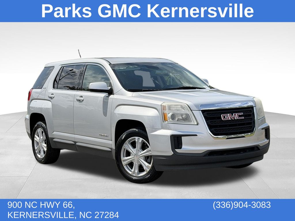 Quicksilver Metallic 2017 GMC Terrain SUV / Crossover Front-Wheel Drive 6-Speed Automatic