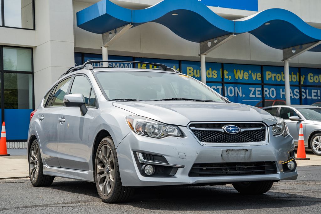 Ice Silver Metallic 2016 Subaru Impreza 2.0i Sport Premium Hatchback AWD Hatchback All-Wheel Drive Continuously Variable Transmission