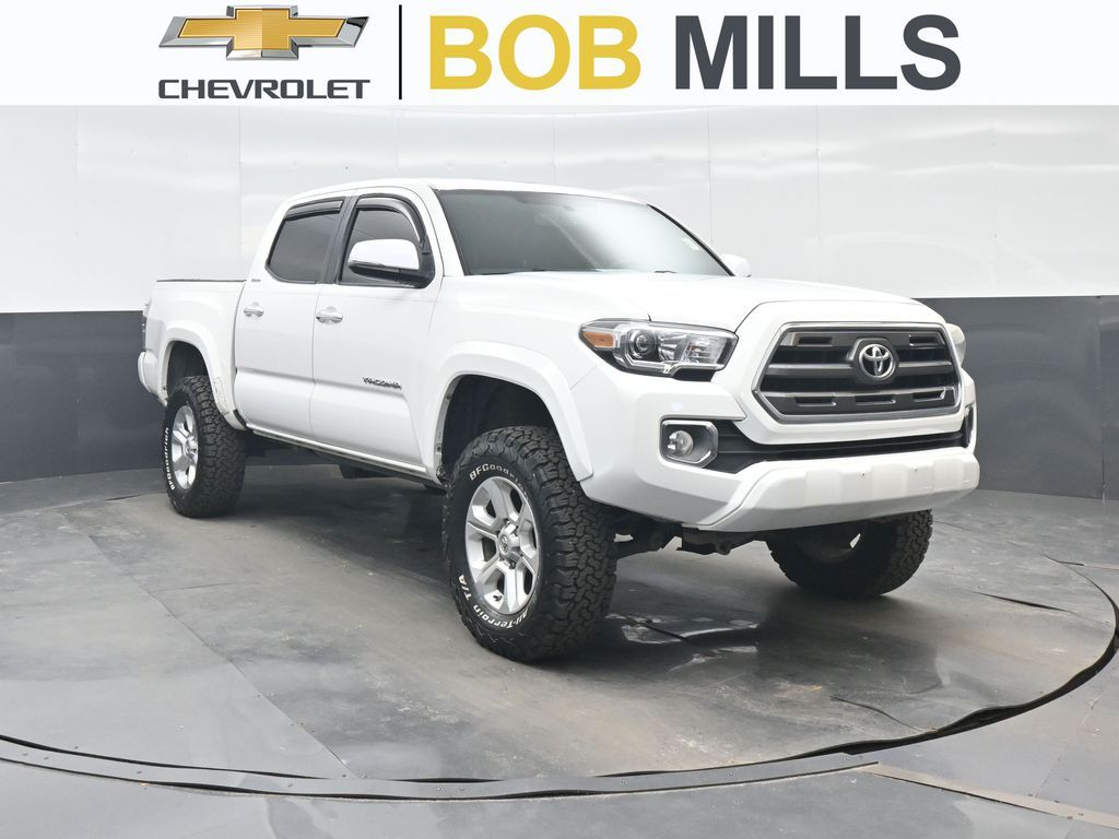 Super White 2017 Toyota Tacoma Pickup Truck Four-Wheel Drive 6-Speed Automatic