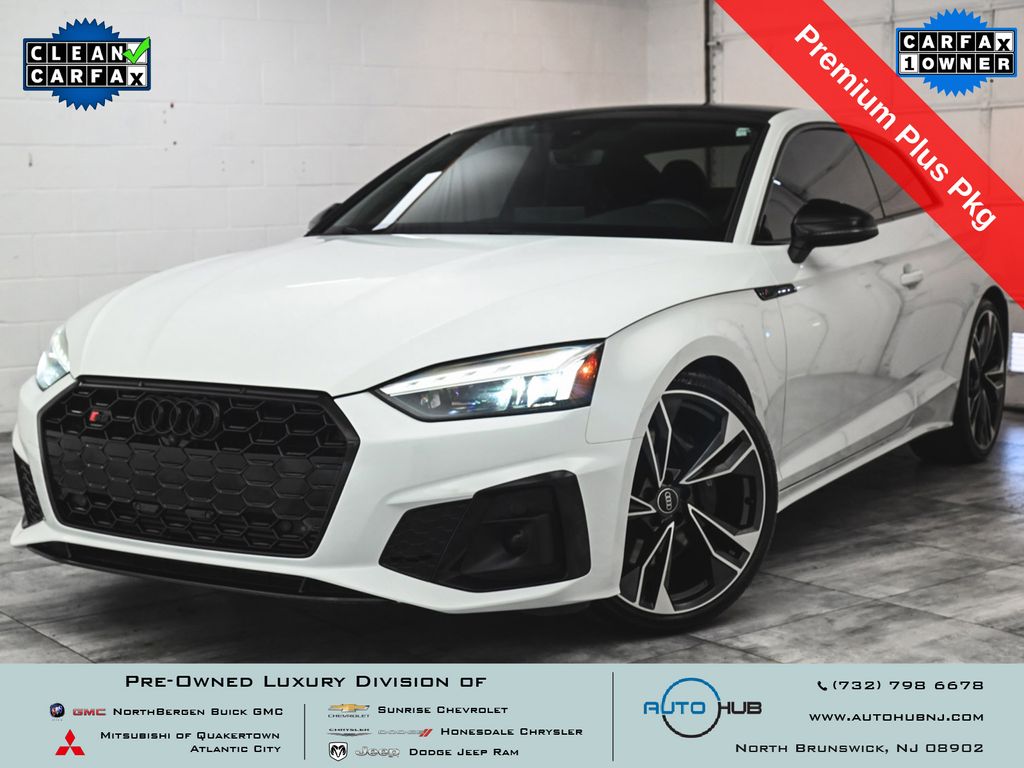 White 2023 Audi S5 Coupe All-Wheel Drive 8-Speed Automatic