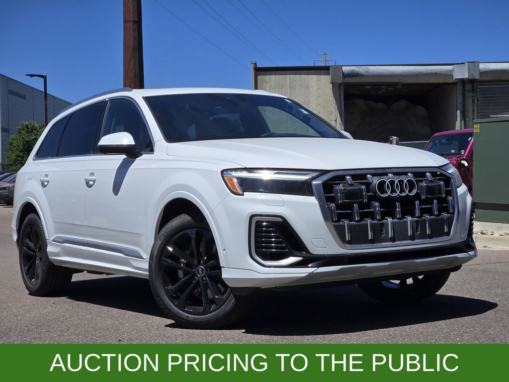 Carrara White 2025 Audi Q7 SUV / Crossover All-Wheel Drive 8-Speed Automatic