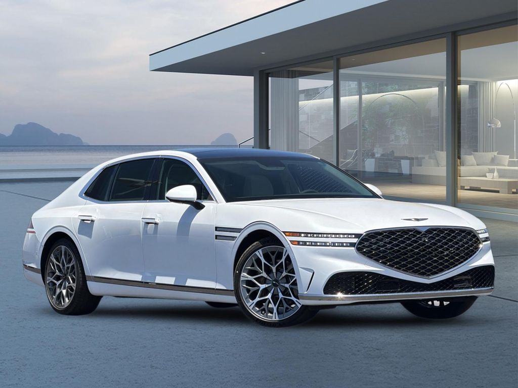 Uyuni White 2026 Genesis G90 3.5T e-Supercharger AWD Sedan All-Wheel Drive 8-Speed Automatic