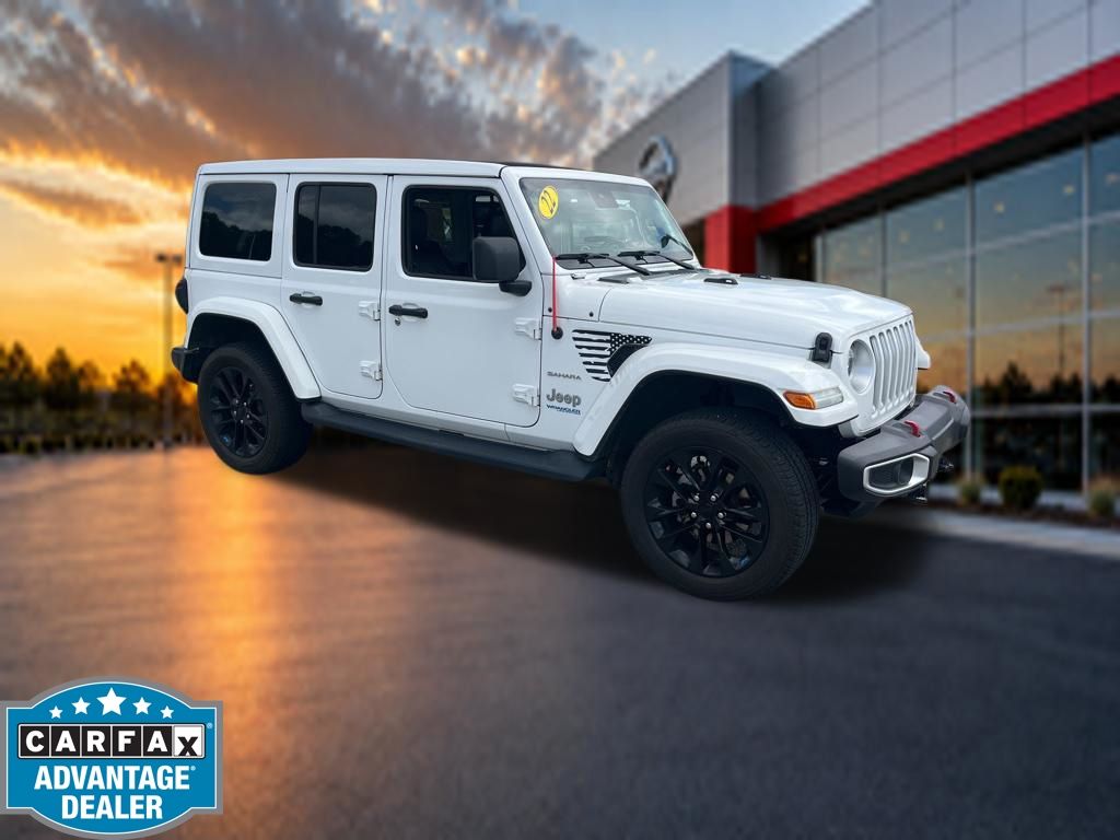 Bright White Clearcoat 2022 Jeep Wrangler 4xe SUV / Crossover Four-Wheel Drive 8-Speed Automatic