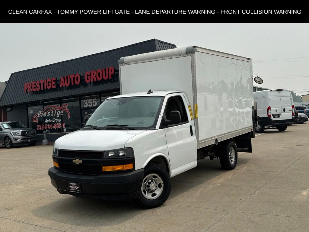 Summit White 2021 Chevrolet Express Chassis Van Rear-Wheel Drive 8-Speed Automatic Overdrive