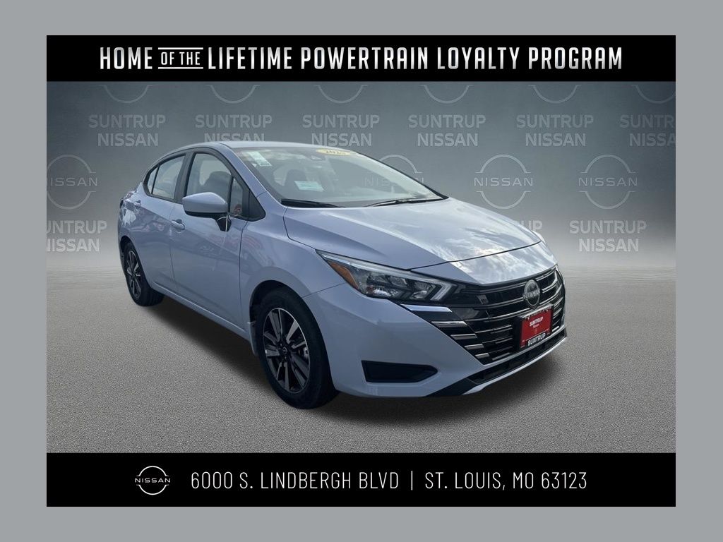 Gray Sky Pearl 2025 Nissan Versa SV FWD Sedan Front-Wheel Drive Continuously Variable Transmission