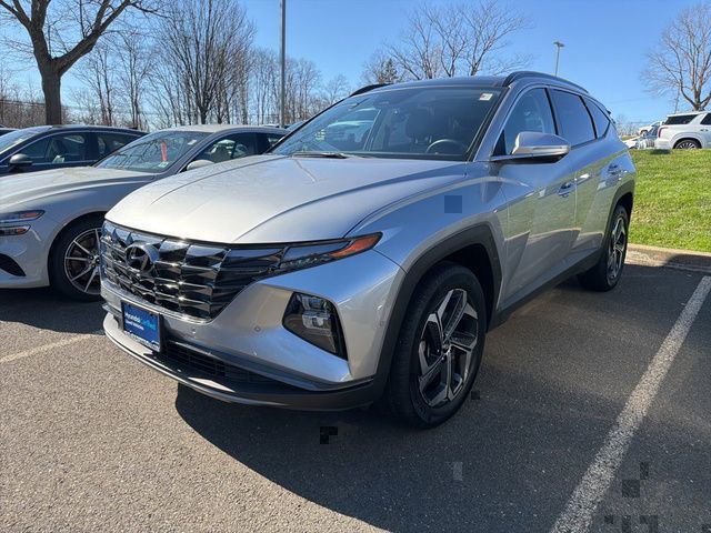 Shimmering Silver 2023 Hyundai Tucson Limited AWD SUV / Crossover All-Wheel Drive 8-Speed Automatic