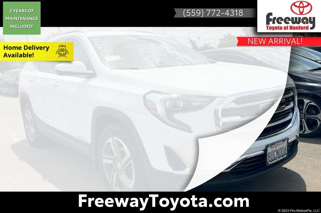 Summit White 2020 GMC Terrain SLT FWD SUV / Crossover Front-Wheel Drive 9-Speed Automatic