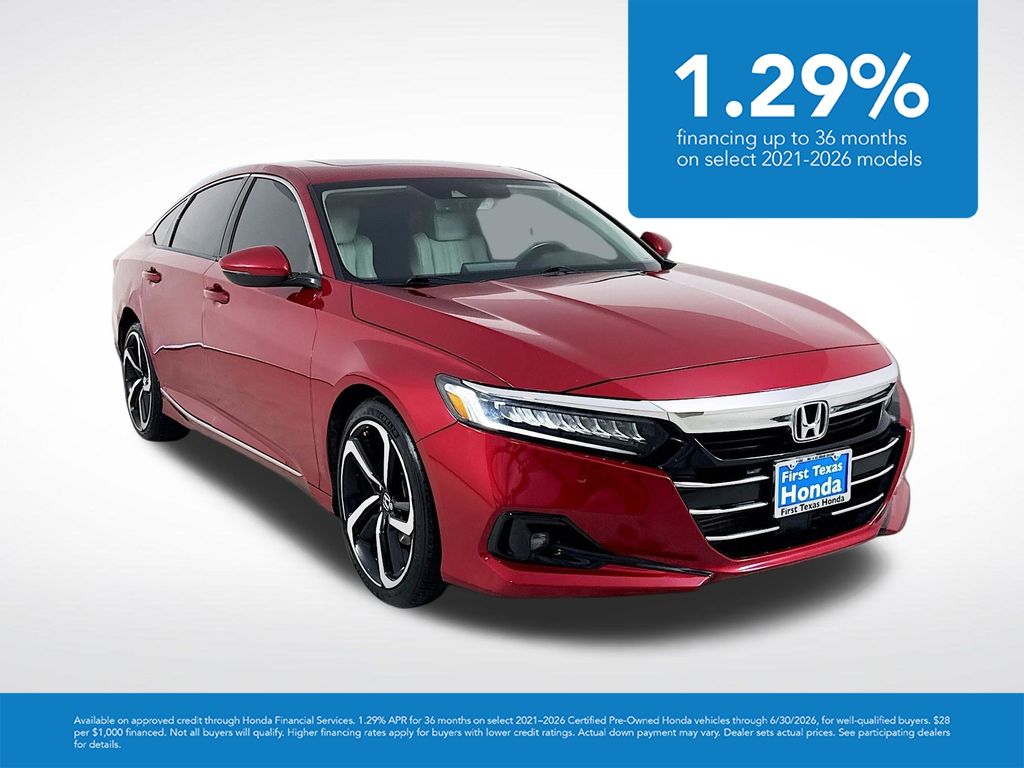 Used Car 2022 Honda Accord  Ex-l For Sale Under $25,000 In Austin, Texas