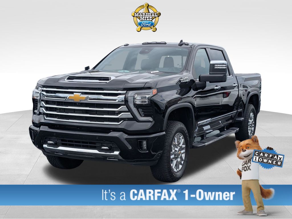 Black 2024 Chevrolet Silverado 2500HD Pickup Truck Four-Wheel Drive Automatic