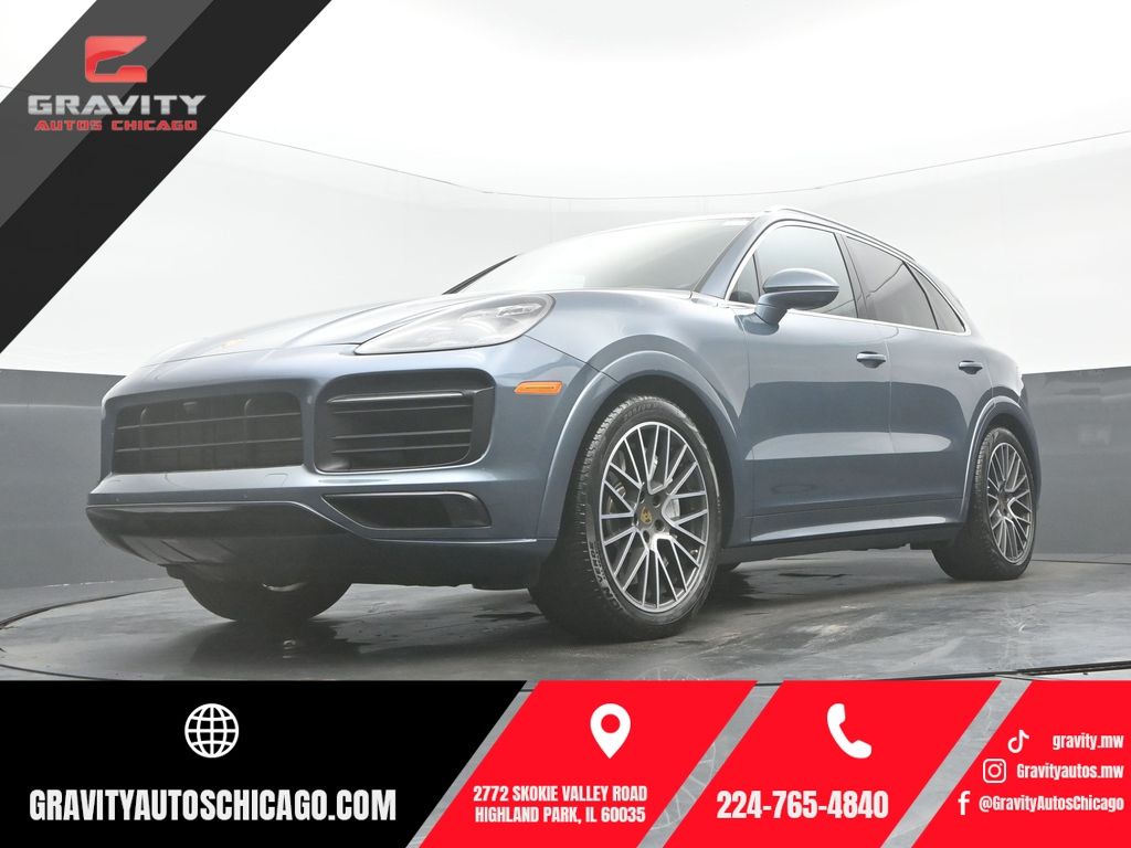 Biscay Blue Metallic 2019 Porsche Cayenne SUV / Crossover All-Wheel Drive 8-Speed Automatic