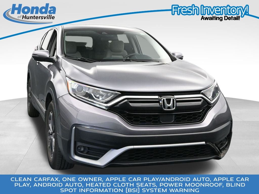 Gray (Modern Steel Metallic) 2021 Honda CR-V EX FWD SUV / Crossover Front-Wheel Drive Continuously Variable Transmission