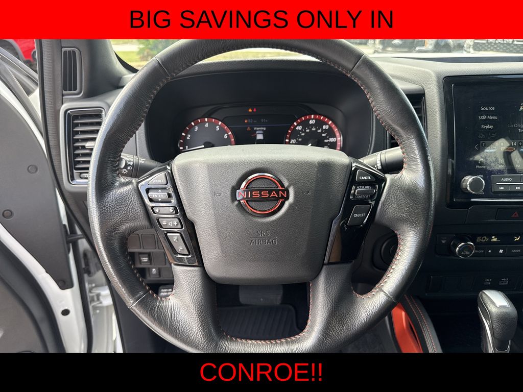 2022 Nissan Frontier PRO-X White at Central Houston Nissan