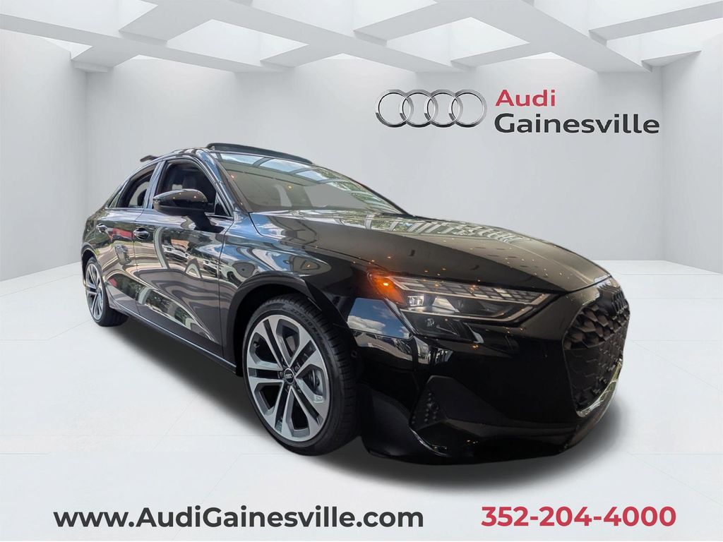 Brilliant Black 2026 Audi A3 Sedan All-Wheel Drive 7-Speed Automatic
