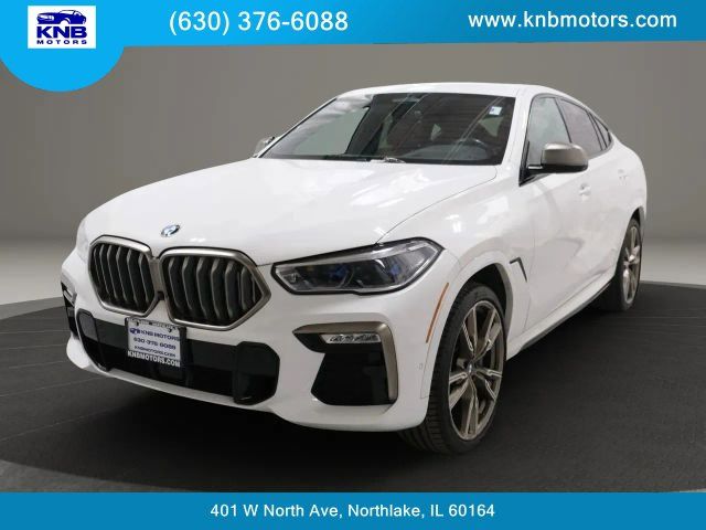 Alpine White 2020 BMW X6 M50i AWD SUV / Crossover All-Wheel Drive 8-Speed Automatic