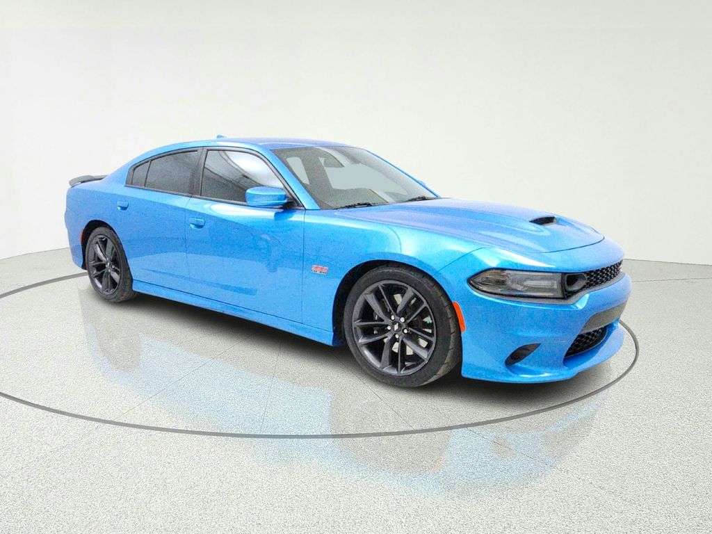 B5 Blue Pearlcoat 2019 Dodge Charger R/T Scat Pack RWD Sedan Rear-Wheel Drive 8-Speed Automatic
