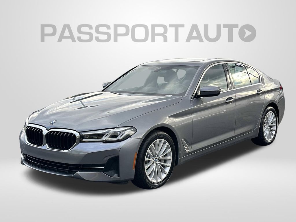 Skyscraper Gray Metallic 2023 BMW 5 Series Sedan All-Wheel Drive 8-Speed Automatic