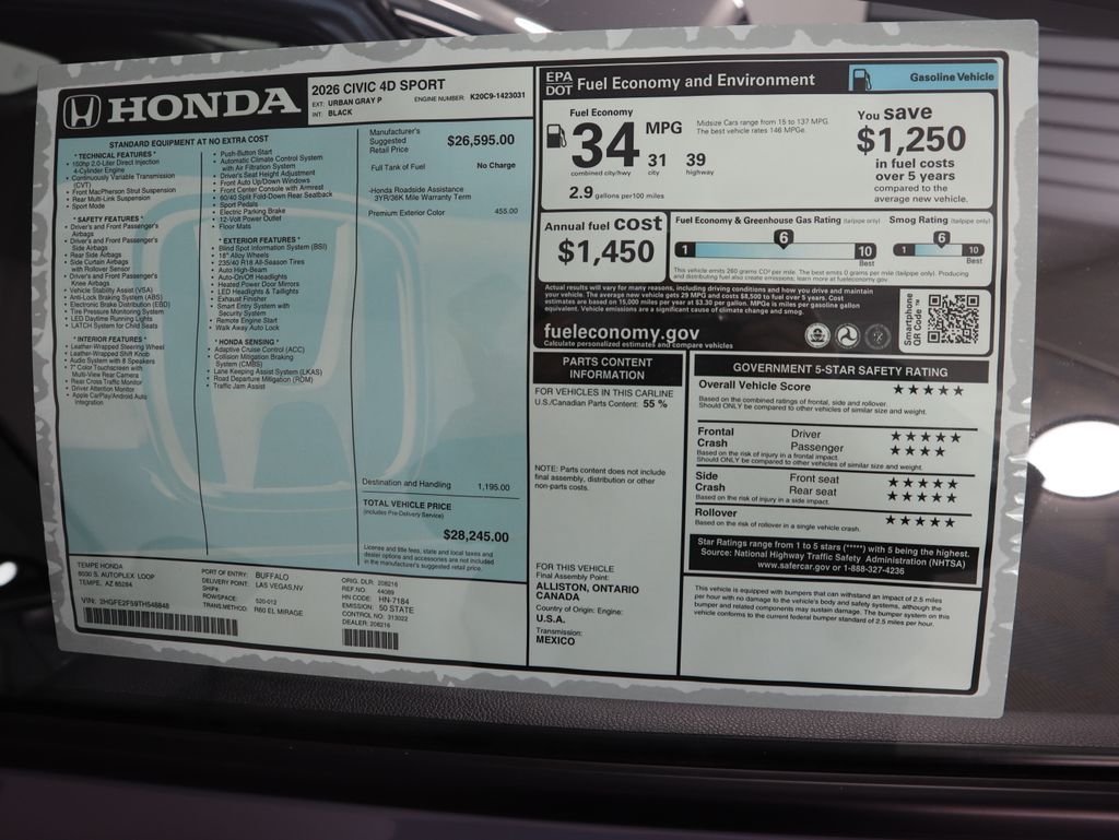 Thumbnail: 2026 Honda Civic - 9