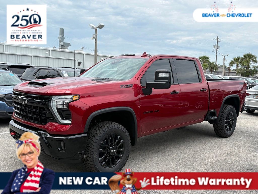 Radiant Red 2026 Chevrolet Silverado 2500HD Pickup Truck Four-Wheel Drive Automatic