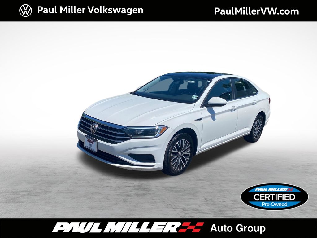 Pure White 2019 Volkswagen Jetta Sedan Front-Wheel Drive 8-Speed Automatic