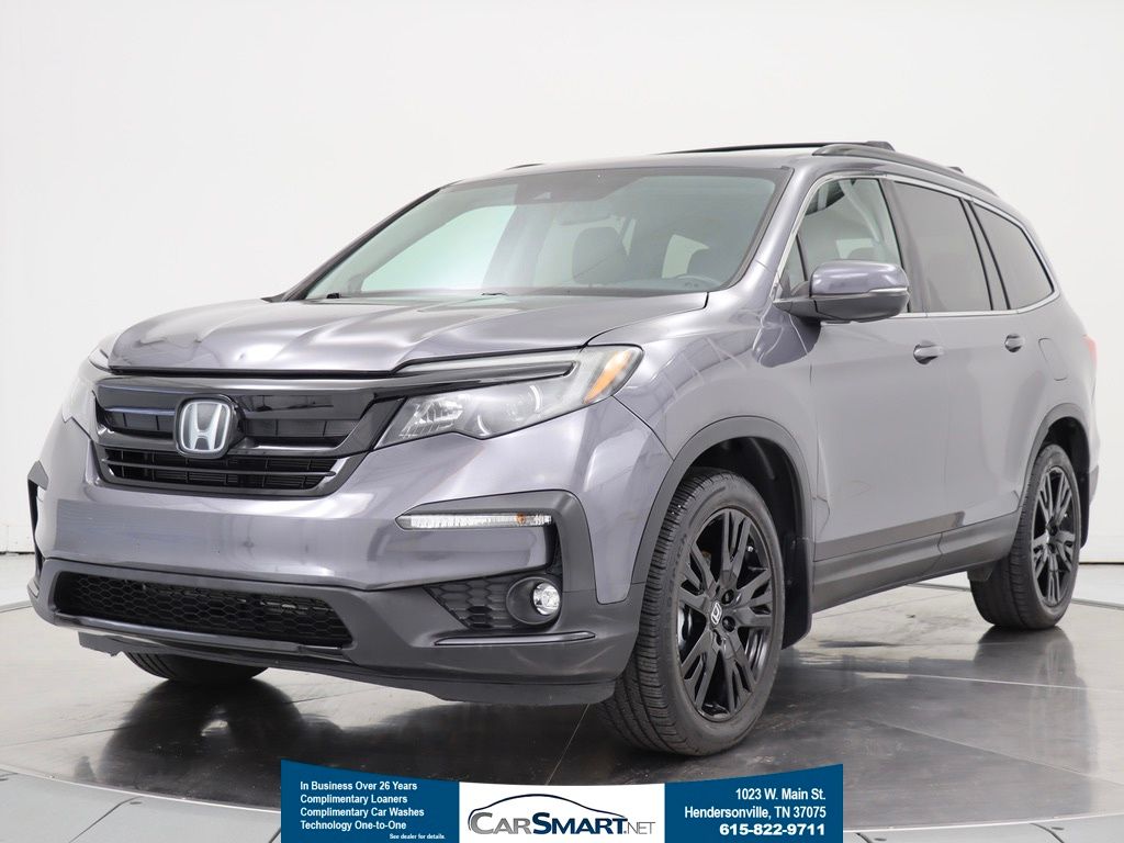Gray (Modern Steel Metallic) 2021 Honda Pilot SE FWD SUV / Crossover Front-Wheel Drive 9-Speed Automatic