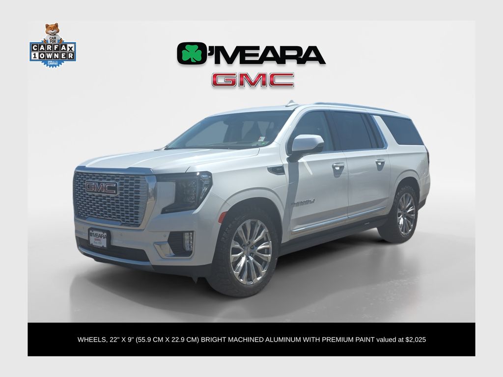 White Frost Tricoat 2024 GMC Yukon XL SUV / Crossover Four-Wheel Drive