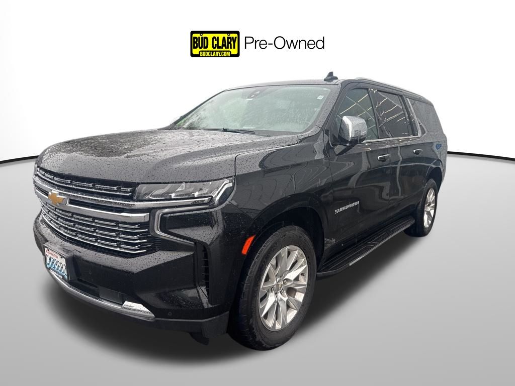 Black 2022 Chevrolet Suburban Premier 4WD SUV / Crossover Four-Wheel Drive