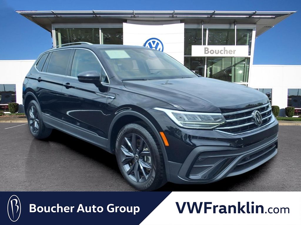 Deep Black 2023 Volkswagen Tiguan SUV / Crossover All-Wheel Drive 8-Speed Automatic