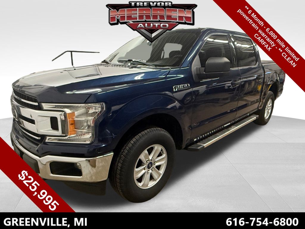 Blue Jeans Metallic 2020 Ford F-150 XLT SuperCrew 4WD Pickup Truck Four-Wheel Drive 6-Speed Automatic