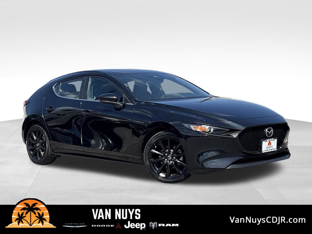 Jet Black 2025 Mazda MAZDA3 Hatchback Front-Wheel Drive 6-Speed Automatic