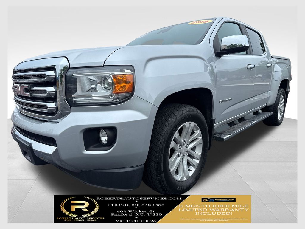 Quicksilver Metallic 2018 GMC Canyon Pickup Truck Four-Wheel Drive 8-Speed Automatic