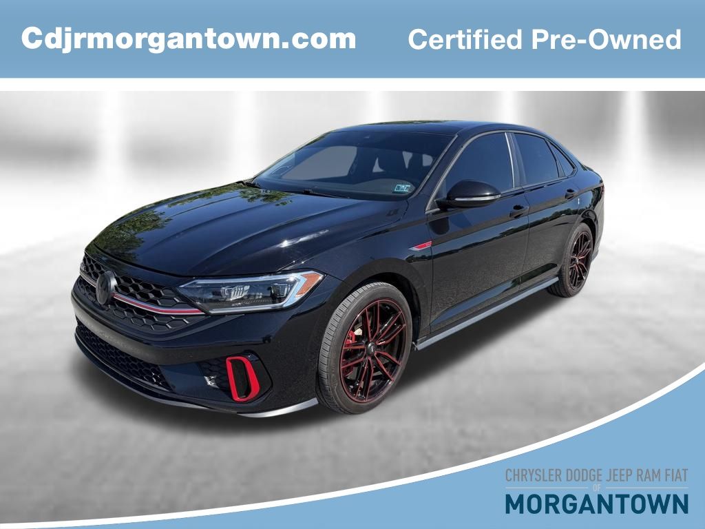 Deep Black 2022 Volkswagen Jetta GLI Sedan Front-Wheel Drive 7-Speed Dual Clutch