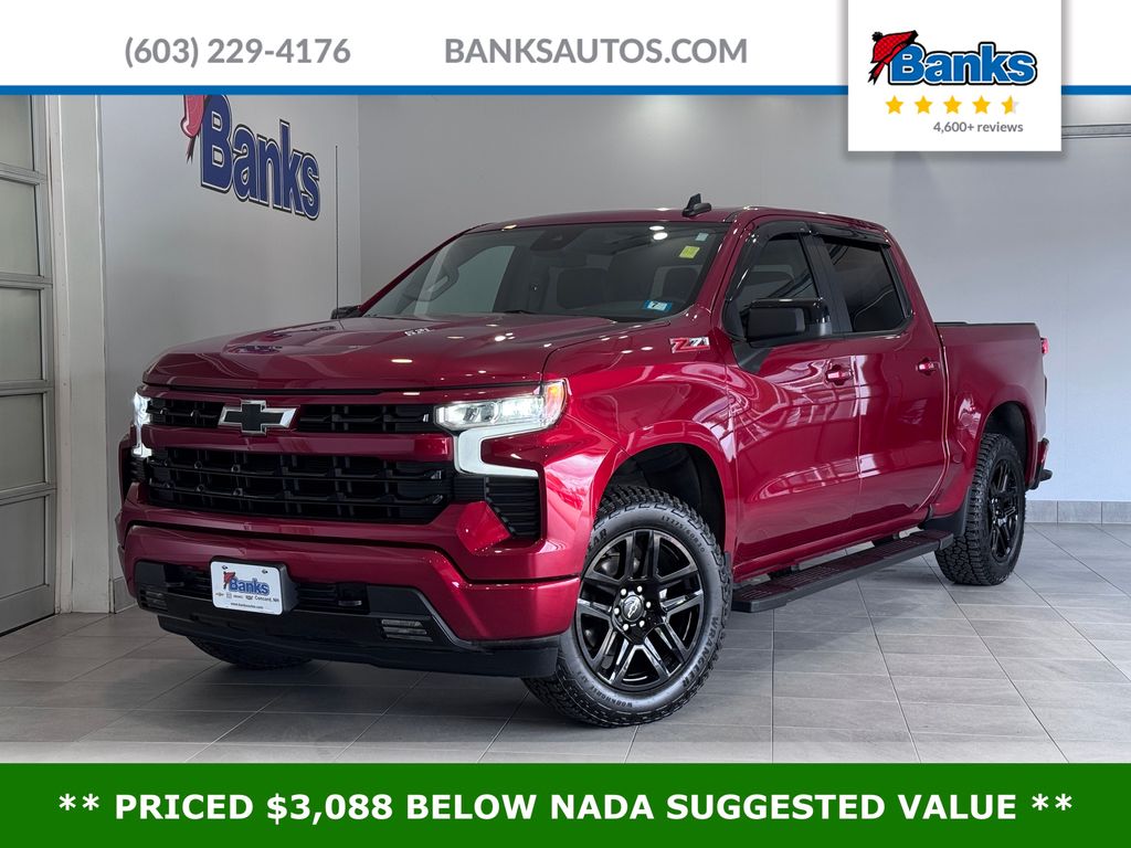 Radiant Red Tintcoat 2024 Chevrolet Silverado 1500 Pickup Truck Four-Wheel Drive Automatic