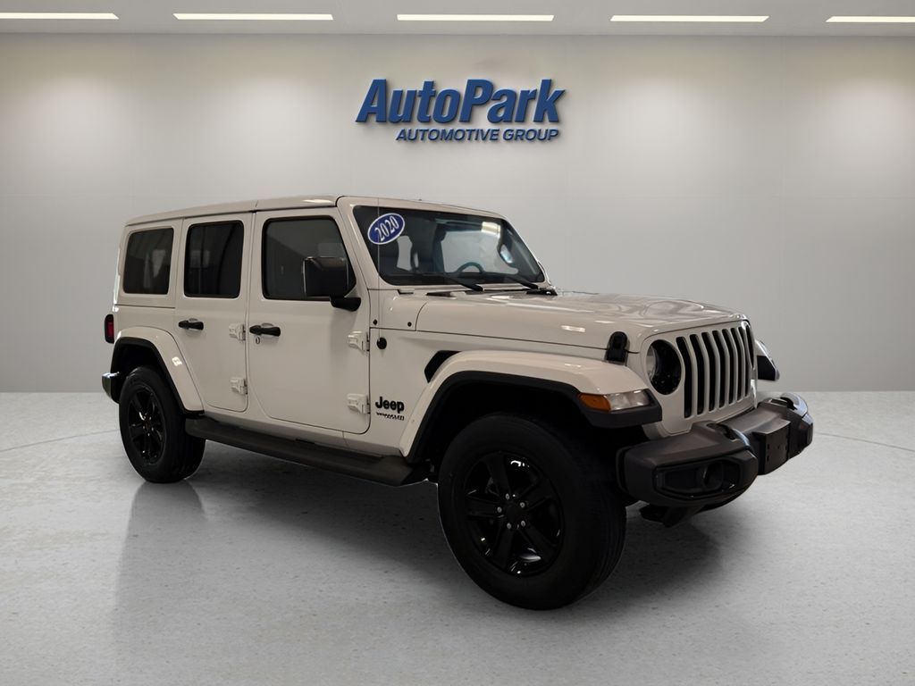 Bright White Clearcoat 2020 Jeep Wrangler SUV / Crossover Four-Wheel Drive 8-Speed Automatic
