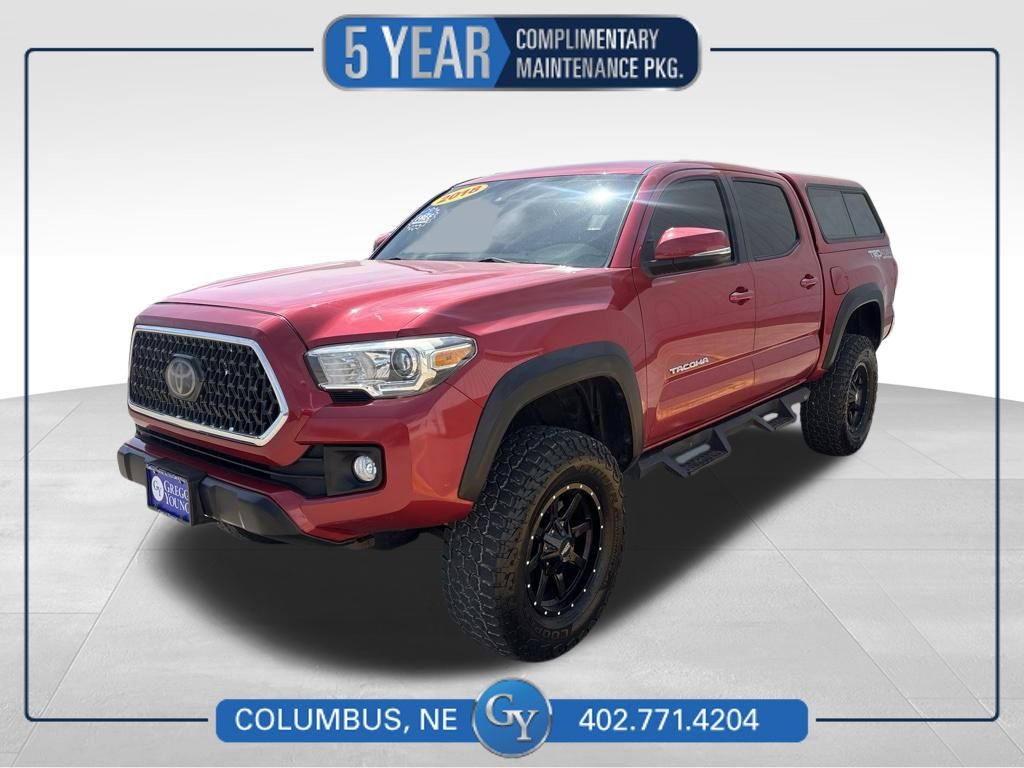 Barcelona Red Metallic 2018 Toyota Tacoma Pickup Truck Four-Wheel Drive 6-Speed Automatic