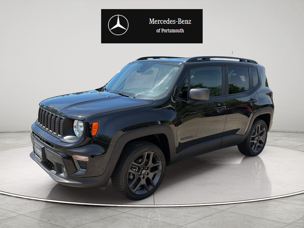 Black Clearcoat 2021 Jeep Renegade 80th Anniversary Edition 4WD SUV / Crossover Four-Wheel Drive 9-Speed Automatic